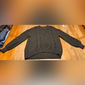 SO Charcoal Knit Sweater